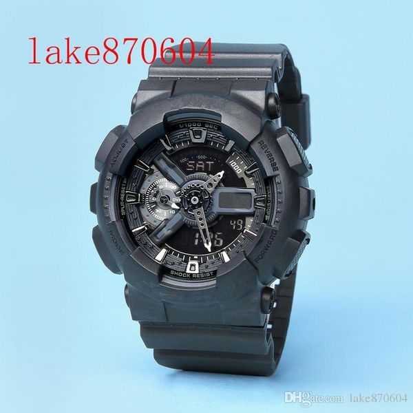 AAA TOP Men Military Watch 50m Waterproof WITH BOX Top quality relogio Camouflage men's sports watches, Luxury brand men watch LED
AAA TOP Men Military Watch 50m Waterproof WITH BOX Top quality relogio Camouflage men's sports watches, Luxury brand men watch LED