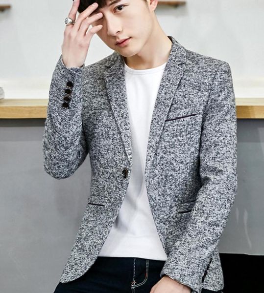 2018 spring arder western-style clothes men's korean cultivate one's moral character coat, White;black
2018 spring arder western-style clothes men's korean cultivate one's moral character coat, White;black