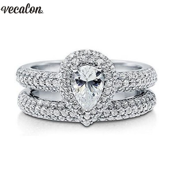 vecalon luxury promise wedding bands ring set 925 sterling silver diamond stone engagement rings for women finger jewelry gift, Slivery;golden
vecalon luxury promise wedding bands ring set 925 sterling silver diamond stone engagement rings for women finger jewelry gift, Slivery;golden