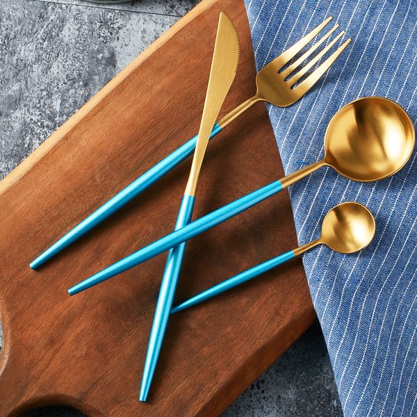 portuguese western tableware steak knife and dinner fork dinnerware set full set cutlery coffee soup scoop 4pcs/set
portuguese western tableware steak knife and dinner fork dinnerware set full set cutlery coffee soup scoop 4pcs/set