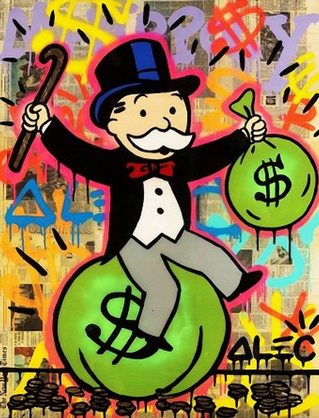 handpainted & hd print alec monopoly graffiti pop street art oil painting money bag on canvas office wall art culture multi sizes g284
handpainted & hd print alec monopoly graffiti pop street art oil painting money bag on canvas office wall art culture multi sizes g284