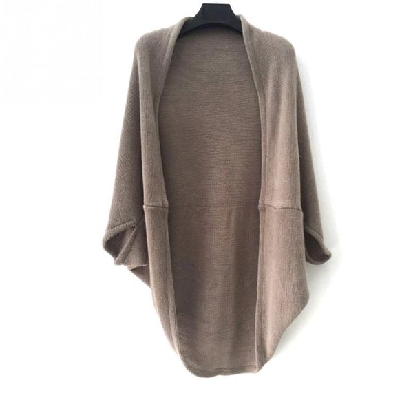 fasion women temperament oversized batwing sleeve knitted sweater loose cardigan outwear coat, White;black
fasion women temperament oversized batwing sleeve knitted sweater loose cardigan outwear coat, White;black