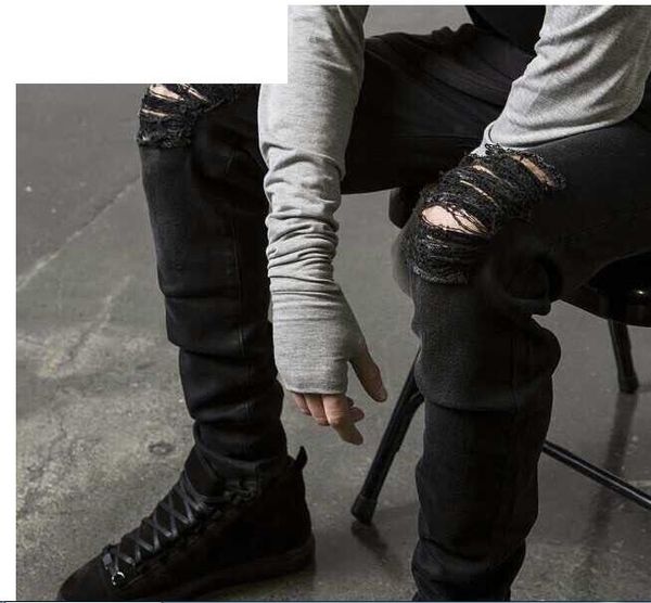 mens slim fit ripped skinny jeans fashion designer distressed denim black joggers knee holes washed destroyed jeans stretch biker trousres, Blue
mens slim fit ripped skinny jeans fashion designer distressed denim black joggers knee holes washed destroyed jeans stretch biker trousres, Blue