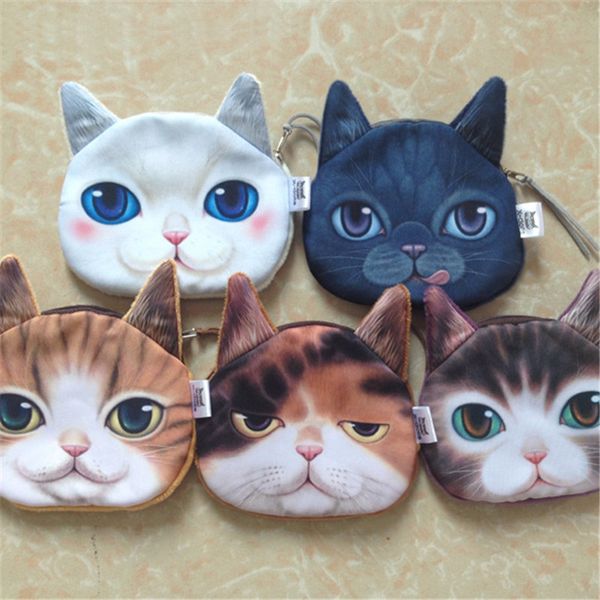 small cute cartoon animal coin purses 3d cat head card holder key money bags coins pouch pocket coin wallet bolsa de moeda, Red;black
small cute cartoon animal coin purses 3d cat head card holder key money bags coins pouch pocket coin wallet bolsa de moeda, Red;black