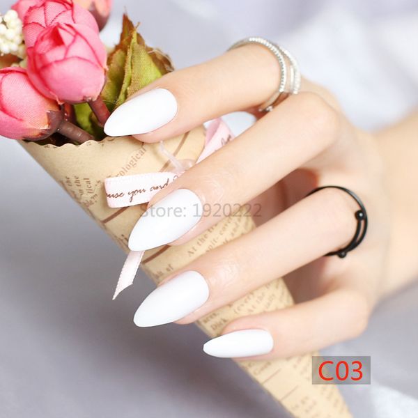 fashion long pointed candy false nails tail tip nail tablets pure white c03, Red;gold
fashion long pointed candy false nails tail tip nail tablets pure white c03, Red;gold