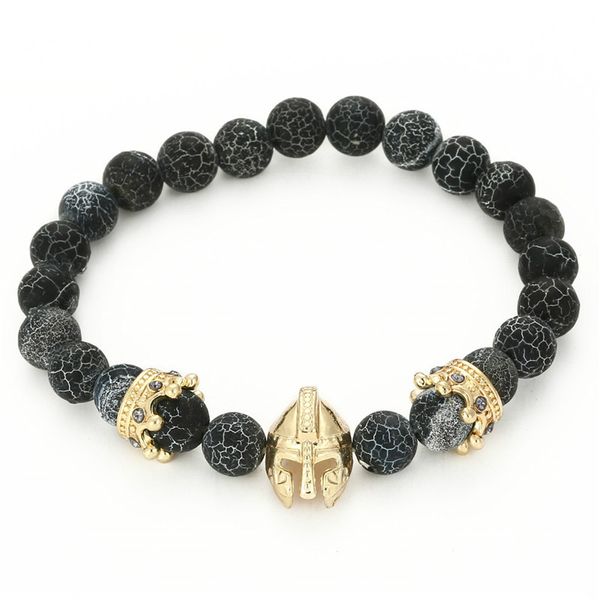 drop shipping roman knight spartan warrior gladiator helmet bracelet men howlite stone bead bracelet mala yoga elastic bracelet, Black
drop shipping roman knight spartan warrior gladiator helmet bracelet men howlite stone bead bracelet mala yoga elastic bracelet, Black