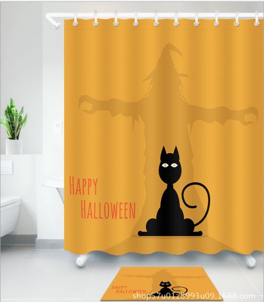 halloween cat pattern 3d print custom waterproof bathroom modern shower curtain polyester fabric bathroom curtain door mat sets
halloween cat pattern 3d print custom waterproof bathroom modern shower curtain polyester fabric bathroom curtain door mat sets