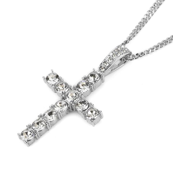 fashion men hip hop stainless steel jewelry cross pendant necklace full rhinestone design silver color chain jewellery men necklace
fashion men hip hop stainless steel jewelry cross pendant necklace full rhinestone design silver color chain jewellery men necklace