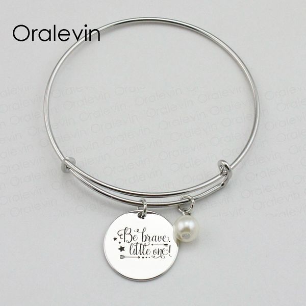 be brave little one inspirational hand stamped engraved pendant expandable female bracelet bangle jewelry,10pcs/lot, #ln1915b, Black
be brave little one inspirational hand stamped engraved pendant expandable female bracelet bangle jewelry,10pcs/lot, #ln1915b, Black