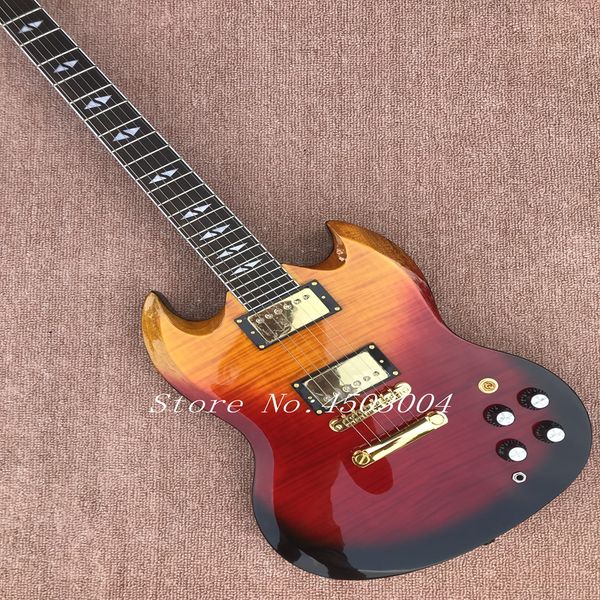 new style custom sg electric guitar, gradual change & flame maple sg electric guitar
new style custom sg electric guitar, gradual change & flame maple sg electric guitar