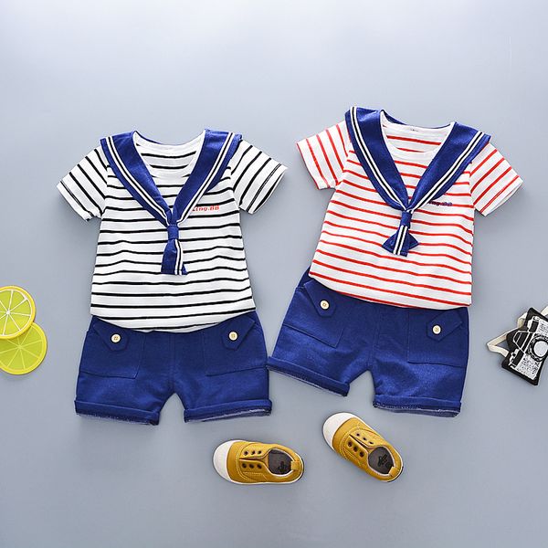 diimuu new fashion summer baby boys girls clothing shorts sleeve striped outfits cotton casual o-neck t-shirts short pants sets, White
diimuu new fashion summer baby boys girls clothing shorts sleeve striped outfits cotton casual o-neck t-shirts short pants sets, White