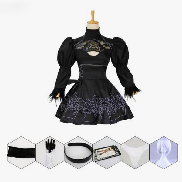 nier automatas 2b cosplay costume yorha no. 2 model b neal era actress anime black maid dress costumes
nier automatas 2b cosplay costume yorha no. 2 model b neal era actress anime black maid dress costumes