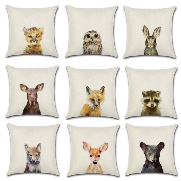 new pillow case 9 styles cotton pillow cover cute little animal head owl rabbit bear pillowcase cushion cover 
new pillow case 9 styles cotton pillow cover cute little animal head owl rabbit bear pillowcase cushion cover