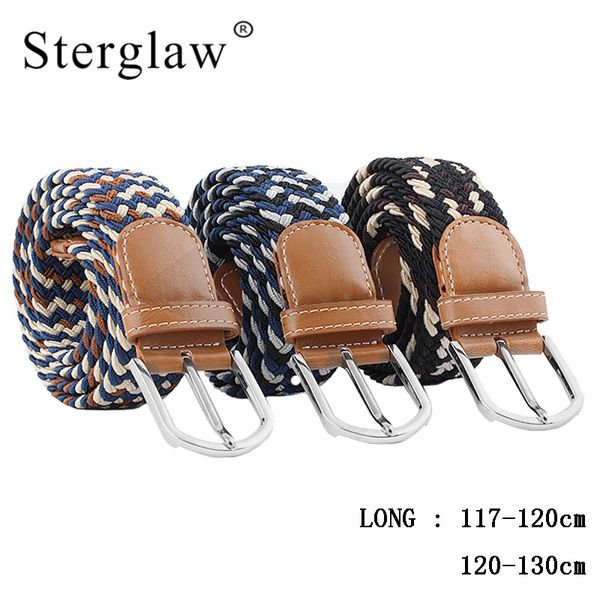117-130cm new long casual stretch woven belt women's canvas elastic belts for men jeans elastique modelin n008, Black;brown
117-130cm new long casual stretch woven belt women's canvas elastic belts for men jeans elastique modelin n008, Black;brown