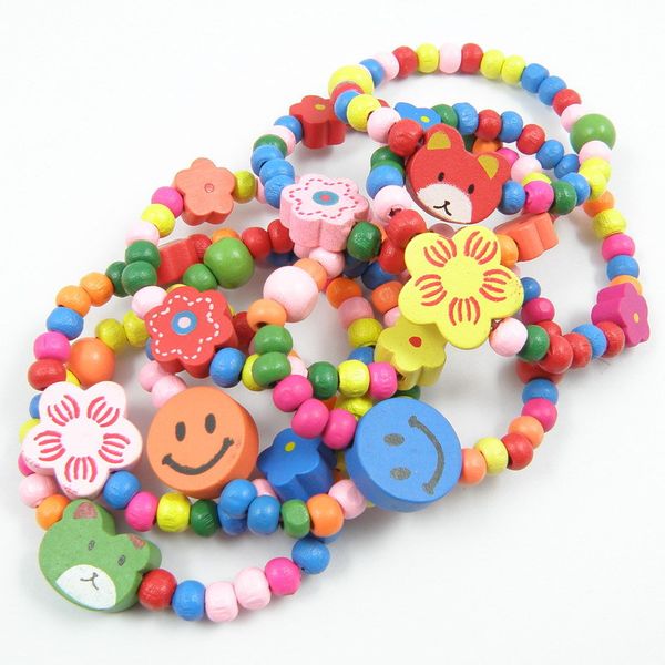 new candy color children's wood beads bracelet elastic toy hand rope baby jewelry for kids ing, Red;brown
new candy color children's wood beads bracelet elastic toy hand rope baby jewelry for kids ing, Red;brown
