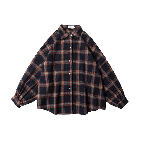 spring and autumn woolen material thick plaid shirt men's shirt jacket, White;black
spring and autumn woolen material thick plaid shirt men's shirt jacket, White;black