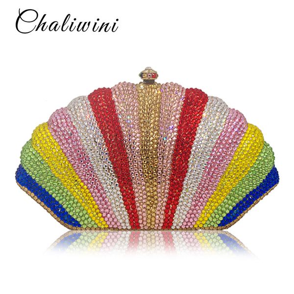 stylish shell rainbow crystal full diamond woemn evening bags ladies day clutches rhinestone clutch banquet clutch bag
stylish shell rainbow crystal full diamond woemn evening bags ladies day clutches rhinestone clutch banquet clutch bag