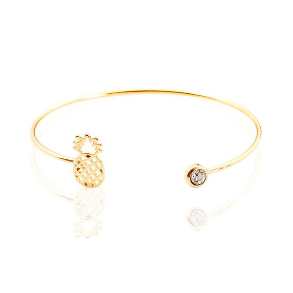 2018 new fashion pineapple cuff bangles fruit and ball with stone bangle ajustable for women party jewelry gift, Black
2018 new fashion pineapple cuff bangles fruit and ball with stone bangle ajustable for women party jewelry gift, Black