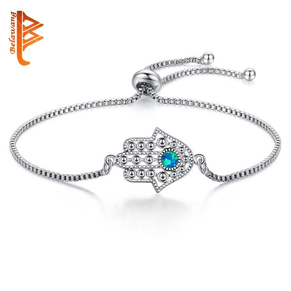 belawang trendy natural opal hamsa hand adjustable charm bracelets & bangles for women european style jewelry gift, Black
belawang trendy natural opal hamsa hand adjustable charm bracelets & bangles for women european style jewelry gift, Black