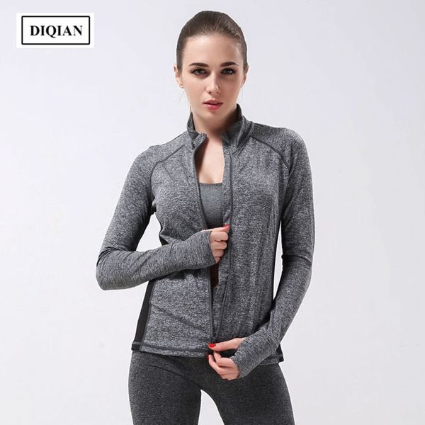 diqian fitness zipper yoga jacket for women long sleeve femme gray running jackets stand neck breathable sport jacket coats gym, Black;red
diqian fitness zipper yoga jacket for women long sleeve femme gray running jackets stand neck breathable sport jacket coats gym, Black;red