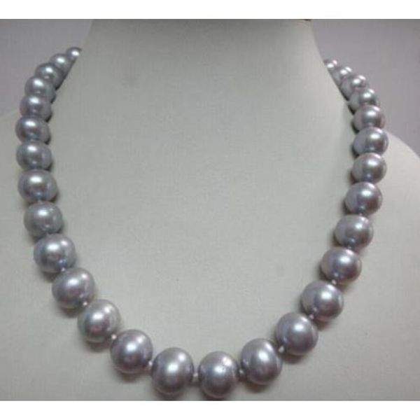 gorgeous 10-11 mm natural tahitian gray pearl necklace 18" 14k yellow golden, Silver
gorgeous 10-11 mm natural tahitian gray pearl necklace 18" 14k yellow golden, Silver