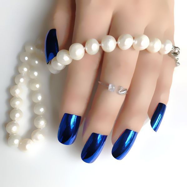 long square flat head sapphire blue press on nails mirror metal false nails beautiful shining design supplies, Red;gold
long square flat head sapphire blue press on nails mirror metal false nails beautiful shining design supplies, Red;gold