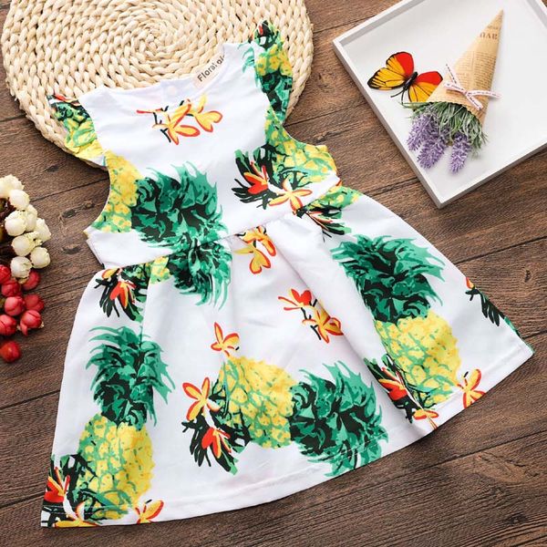 2018 new european styls pineapple printed flying sleeve pleated dress baby girls ins summer dresses kids fashion princess skirt clothing z11, Red;yellow
2018 new european styls pineapple printed flying sleeve pleated dress baby girls ins summer dresses kids fashion princess skirt clothing z11, Red;yellow