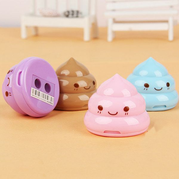 32pcs/lot creative stationery cartoon pencil sharpener poop shit shape style 2 holes good quality
32pcs/lot creative stationery cartoon pencil sharpener poop shit shape style 2 holes good quality
