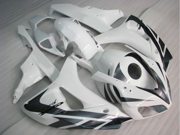 100% injection molding fairings for honda cbr1000rr 2006 2007 white black fairing kit cbr 1000 rr 06 07 wr46