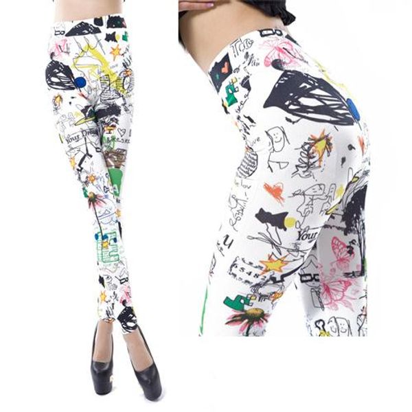 2018 новые женские леггинсы хлопок подсолнечника граффити печати женские леггинсы 
2018 новые женские леггинсы хлопок подсолнечника граффити печати женские леггинсы