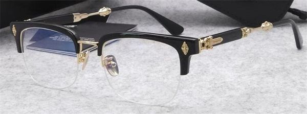 new popular retro men optical glasses eva punk style designer retro square frame with leather box hd lens quality, Black
new popular retro men optical glasses eva punk style designer retro square frame with leather box hd lens quality, Black