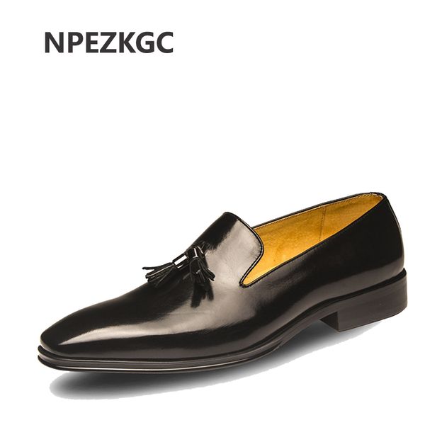 npez italian style genuine leather men dress shoes fashion business leather men oxford shoes wedding flats, Black
npez italian style genuine leather men dress shoes fashion business leather men oxford shoes wedding flats, Black