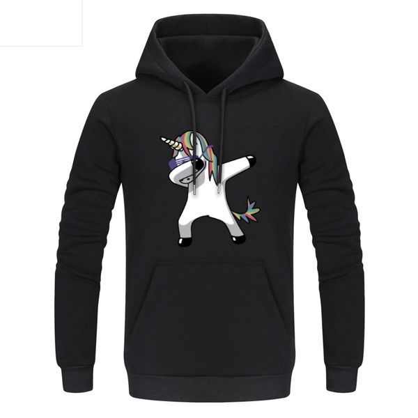 2018 dancing blindfold unicorn men's hoodies sweatshirts letter printing o neck pullover long sleeve autumn winter out jacket clothing, Black
2018 dancing blindfold unicorn men's hoodies sweatshirts letter printing o neck pullover long sleeve autumn winter out jacket clothing, Black