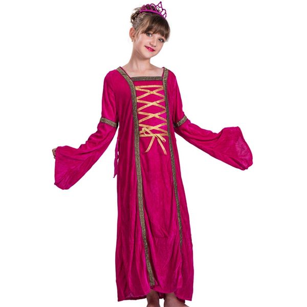 girls maid marion costume kids medieval fancy dress historical tudor princess, Black;red
girls maid marion costume kids medieval fancy dress historical tudor princess, Black;red