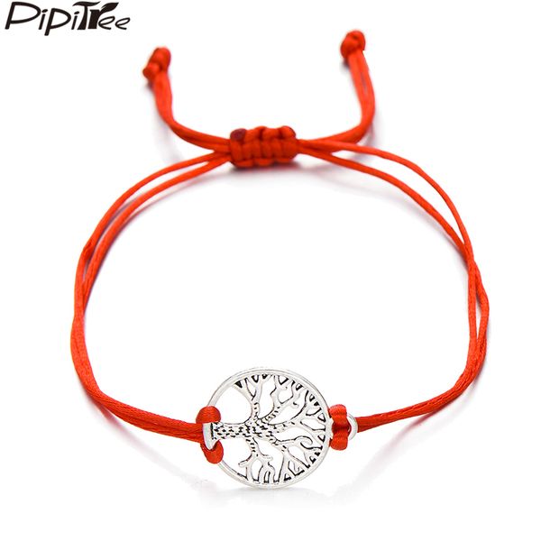 pipitree hollow life tree charm bracelets femme handmade jewelry adjustable red string bracelet for women kids friend lover gift, Golden;silver
pipitree hollow life tree charm bracelets femme handmade jewelry adjustable red string bracelet for women kids friend lover gift, Golden;silver
