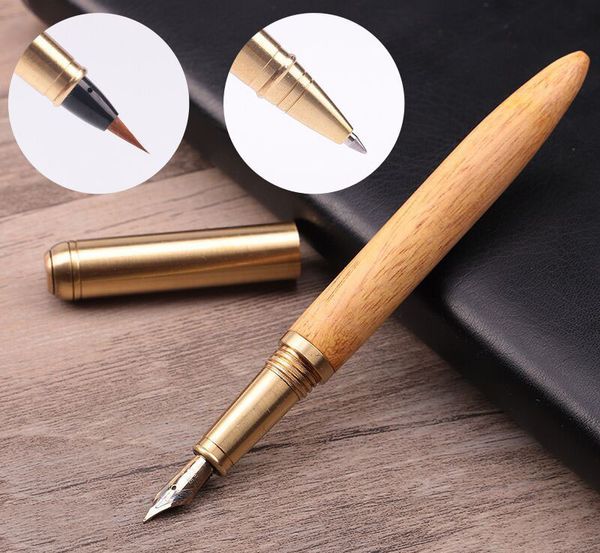 solid wood copper pen orbs signature calligraphy pen-style writing brush wood soft pen can be customized
solid wood copper pen orbs signature calligraphy pen-style writing brush wood soft pen can be customized