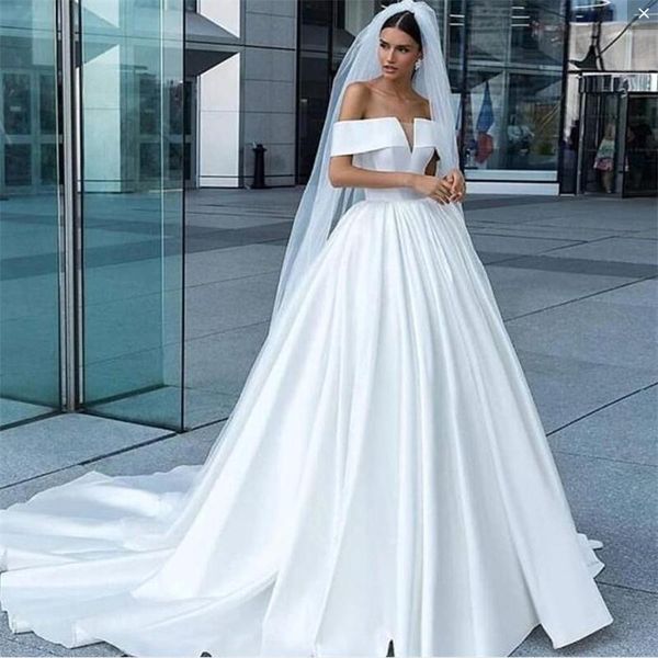 старинные атласные длинные свадебные платья с плеча a line pleats count поезд свадебные платья дешевые назад молния простые дешевые свадебны, White
старинные атласные длинные свадебные платья с плеча a line pleats count поезд свадебные платья дешевые назад молния простые дешевые свадебны, White