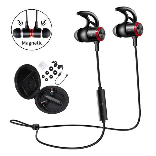 Bluetooth Headphones Magnetic Sport Wireless Earbuds Earphones Noise Canceling Earphones Sweatproof Headset with Mic for Jogging Running Gym
Bluetooth Headphones Magnetic Sport Wireless Earbuds Earphones Noise Canceling Earphones Sweatproof Headset with Mic for Jogging Running Gym