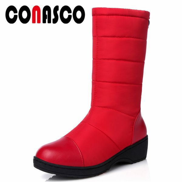 conasco female snow boots winter boots women waterproof 2019 warm platforms mid high ladies round toe casual shoes woman, Black
conasco female snow boots winter boots women waterproof 2019 warm platforms mid high ladies round toe casual shoes woman, Black