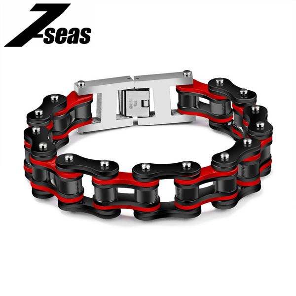7seas cool biker bicycle motorcycle chain men's bracelets & bangles fashion 4 color 316l stainless steel jewelry bracelet,jm856, Black
7seas cool biker bicycle motorcycle chain men's bracelets & bangles fashion 4 color 316l stainless steel jewelry bracelet,jm856, Black