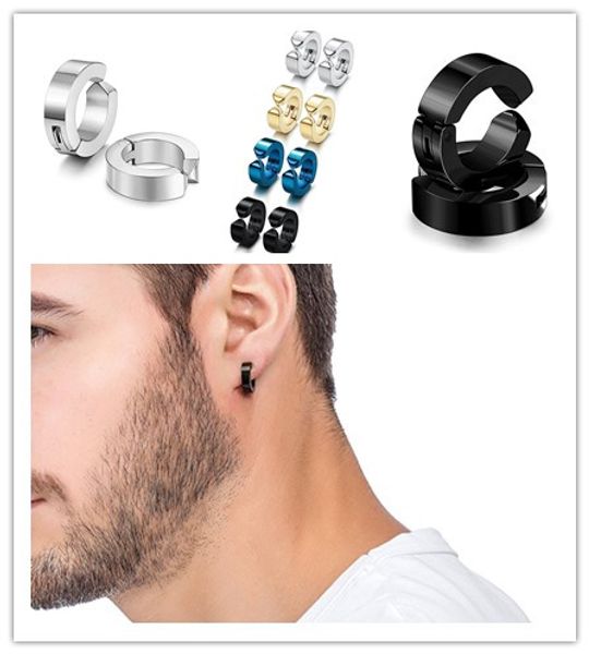 1pcs punk double sided round titanium steel earrings without ear piercing fake ear plugs gothic barbell stud earring, Silver
1pcs punk double sided round titanium steel earrings without ear piercing fake ear plugs gothic barbell stud earring, Silver