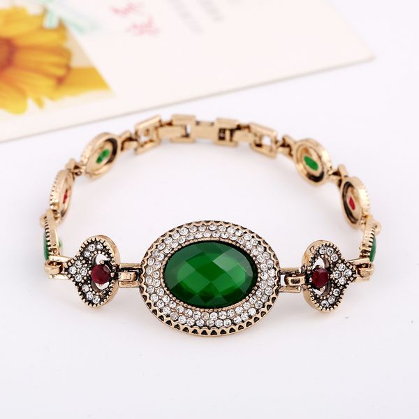 women fashion bracelets vintage ethnic style bracelets classic natural stone jewelry alloy heart-shaped bangles, Golden;silver
women fashion bracelets vintage ethnic style bracelets classic natural stone jewelry alloy heart-shaped bangles, Golden;silver