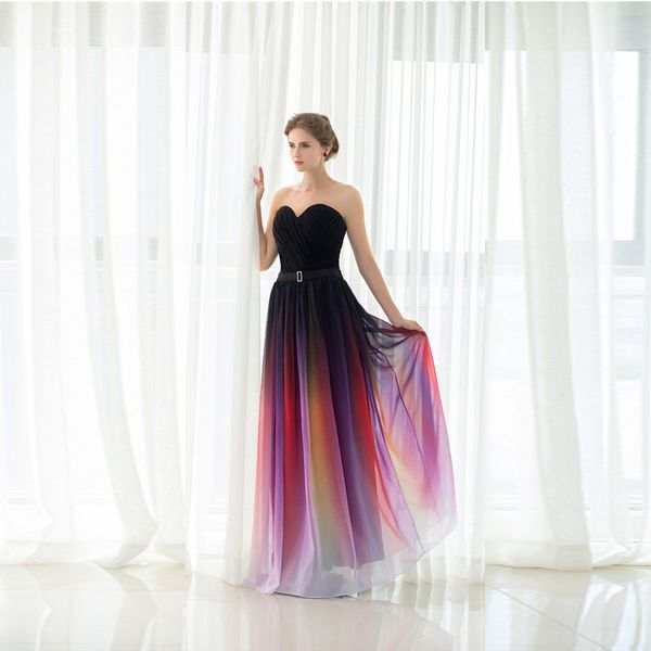 evening dress long chiffon prom dress sweetheart lace-up back floor lenth party dresses, Black;red
evening dress long chiffon prom dress sweetheart lace-up back floor lenth party dresses, Black;red