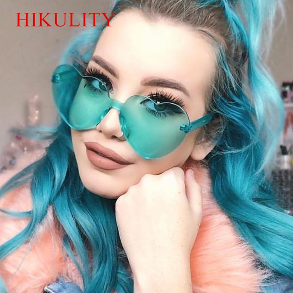 rimless candy color heart sunglasses women 2018 fashion cute love heart brand sunglasses ladeis one piece clear lens glass, White;black
rimless candy color heart sunglasses women 2018 fashion cute love heart brand sunglasses ladeis one piece clear lens glass, White;black