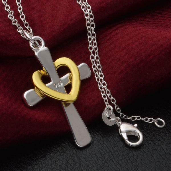 silver jewelry pendant fine golden heart cross pendant necklace 925 jewelry silver plated necklace pendants fashion gift necklace qualit
silver jewelry pendant fine golden heart cross pendant necklace 925 jewelry silver plated necklace pendants fashion gift necklace qualit