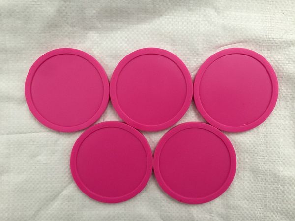 

5pcs/lot pink air hockey table pusher puck 63mm 2-1/2" goalies 6321