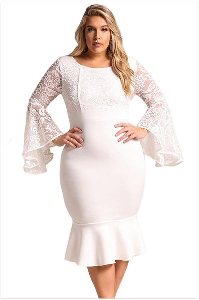 plus size evening dresses 2018 new fashion women bell sleeve lace elegant dress black hollow out prom gowns dress, Black;gray
plus size evening dresses 2018 new fashion women bell sleeve lace elegant dress black hollow out prom gowns dress, Black;gray