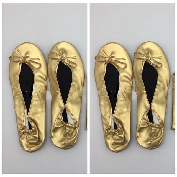 sale pu folding indoor ballet dancing shoes dance shoes wedding shoes, Black 
sale pu folding indoor ballet dancing shoes dance shoes wedding shoes, Black