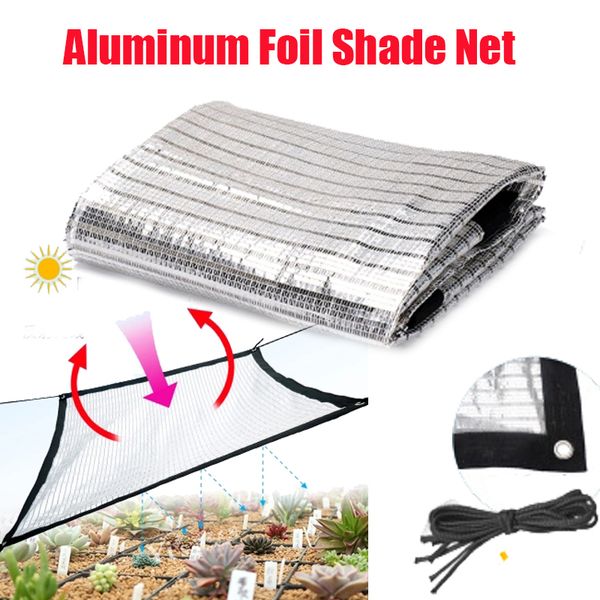 reflective aluminum foil shade net sunscreen silver white roof balcony sun room fleshy garden greenhouse sun protection
reflective aluminum foil shade net sunscreen silver white roof balcony sun room fleshy garden greenhouse sun protection