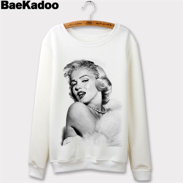 casual baekadoo marilyn monroe character women sweatshirts sudaderas harajuku moletom pullovers hoodies luxury hoodie new, Black
casual baekadoo marilyn monroe character women sweatshirts sudaderas harajuku moletom pullovers hoodies luxury hoodie new, Black